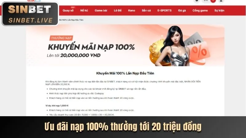 Tiền Thưởng Chào Mừng VIP